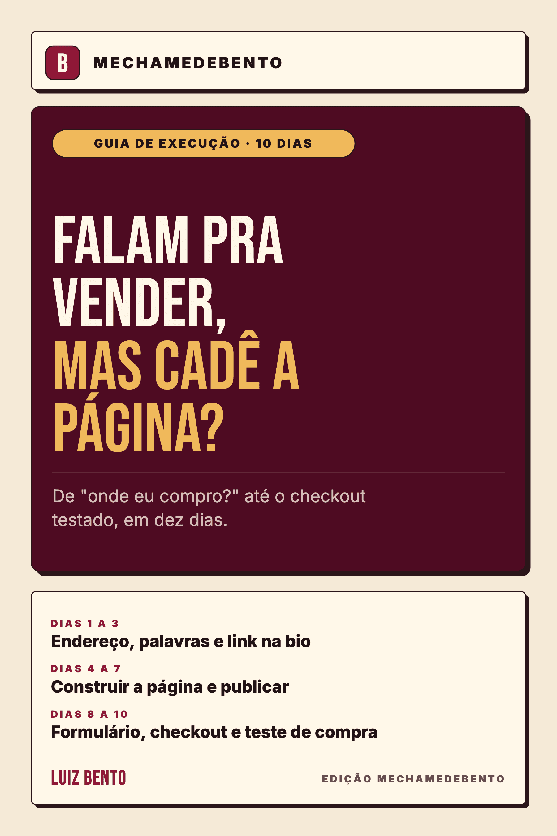 Capa de Falam Pra Vender, Mas Cadê a Página?